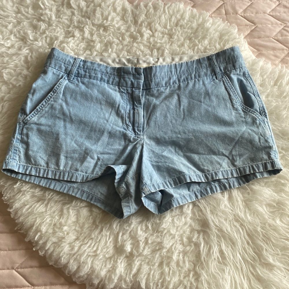 J. Crew Light Blue Denim-Style Women's Shorts